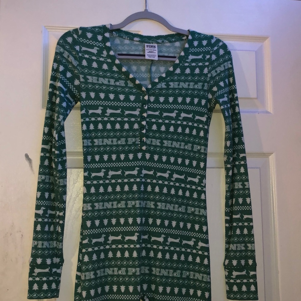 Green women’s pajama from pink, bought on impulse, size xs